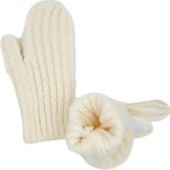 New knitted cotton mittens 7-12 years - Picture 1 of 5